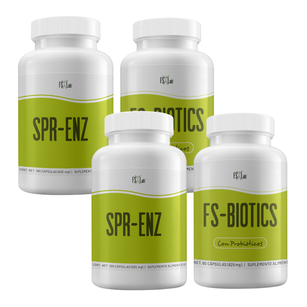 Kit FS-Biotics y SPR-ENZ (2 botes de SPR-ENZ Y 2 botes de FS-biotics)