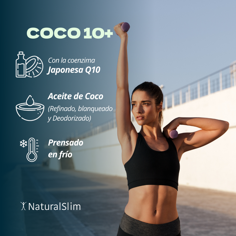 Aceite de Coco 10+ (con la Coenzima Japonesa Q10)