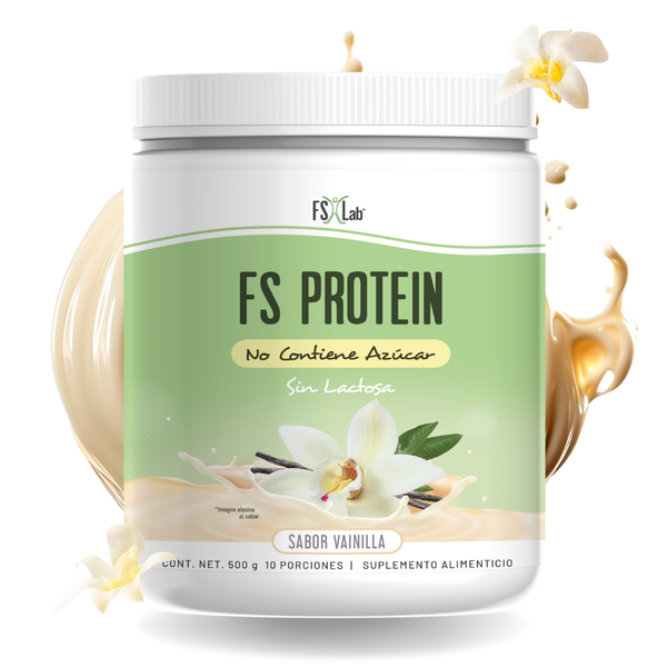 Proteína de Aislado de Suero de Leche Whey Protein FS-Protein Sin Azúcar Vainilla