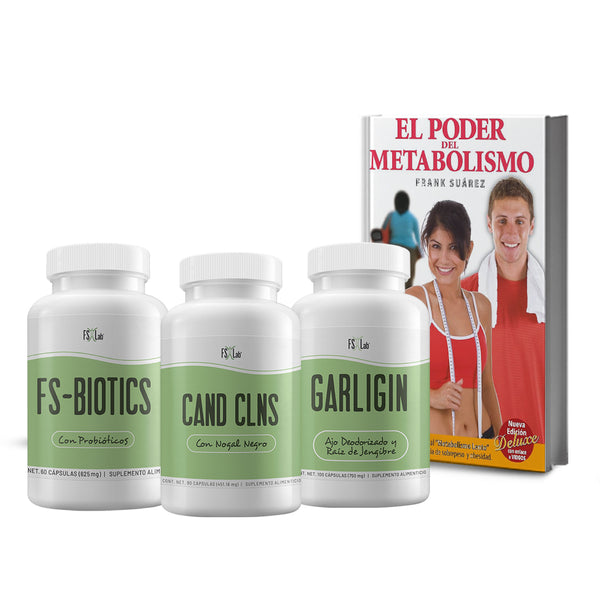 ¡Oferta Especial! Kit Cand Clns Con el libro GRATIS de El Poder del Metabolismo