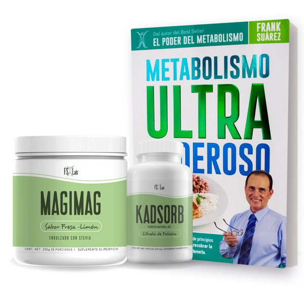 DÚO DINÁMICO Y LIBRO METABOLISMO ULTRAPODEROSO DE FRANK SUÁREZ