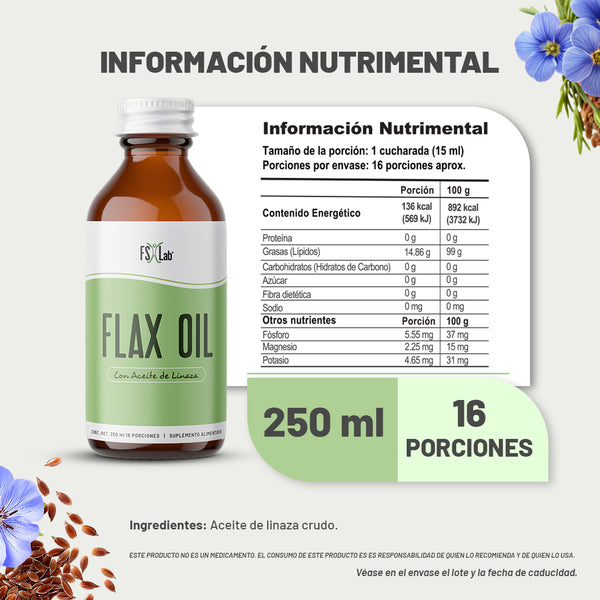 Flax Oil (Aceite de Linaza)