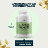 2 BOTES DE POTASIO (KADSORB) CON 99MG DE POTASIO POR CÁPSULA