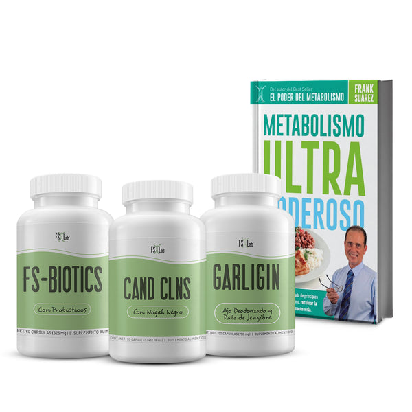 KIT CAND CLNS CON LIBRO (EL #1 DE FRANK) METABOLISMO ULTRAPODEROSO