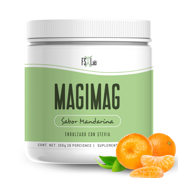 MagiMag sabor mandarina(250g de Citrato de Magnesio en polvo para tomar con agua)