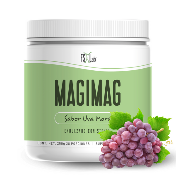 MagiMag sabor uva-mora (250g de Citrato de Magnesio en polvo para tomar con agua)